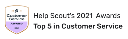 Helpscout Top 5 in customer service