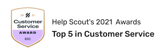 Help Scout's 2021 Awards Top 5 in Customer Service Help Scout's 2021 Awards Top 5 in Customer Service