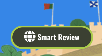 Portuguese spaced repetition review tool button