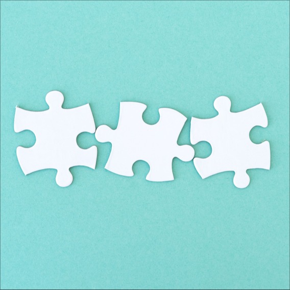 3 puzzle parts