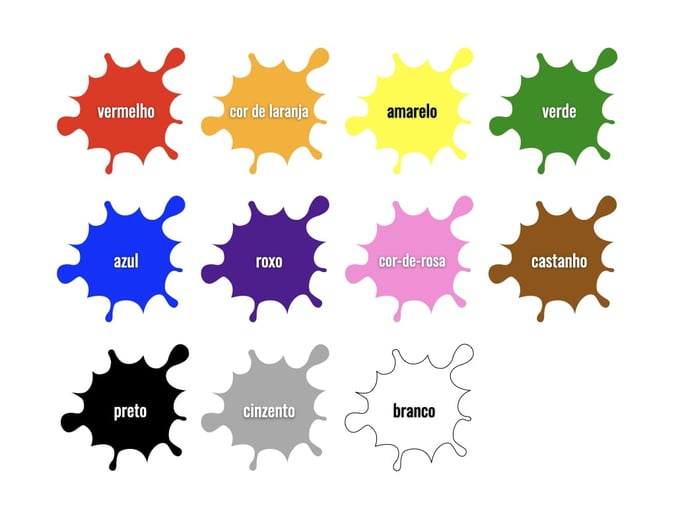 colours in Portuguese